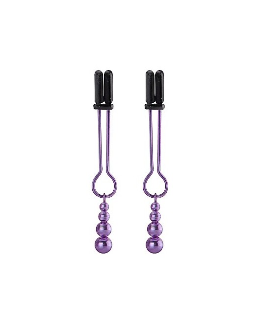 Pinces _tétons_Teasing_Nipple_Clamp_Violet_Ouch!