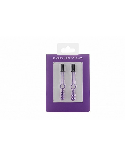 Pinces _tétons_Teasing_Nipple_Clamp_Violet_Ouch!