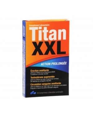 Gélules érectiles Titan XXL - 20 comprimés