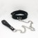 Collier en Silicone et Laisse 80 cm - BDSM by Paradise Boutik