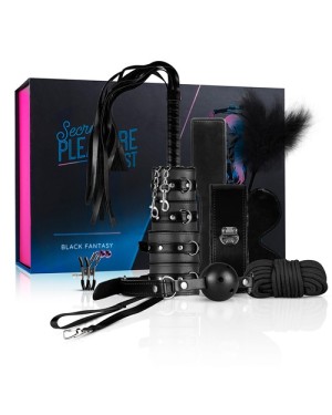 Coffret Bondage Secret Pleasure Chest – Black Fantasy