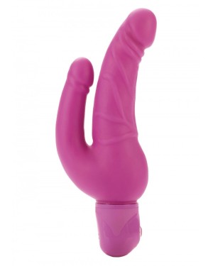 Vibro double pénétration Bendie Stud Pink