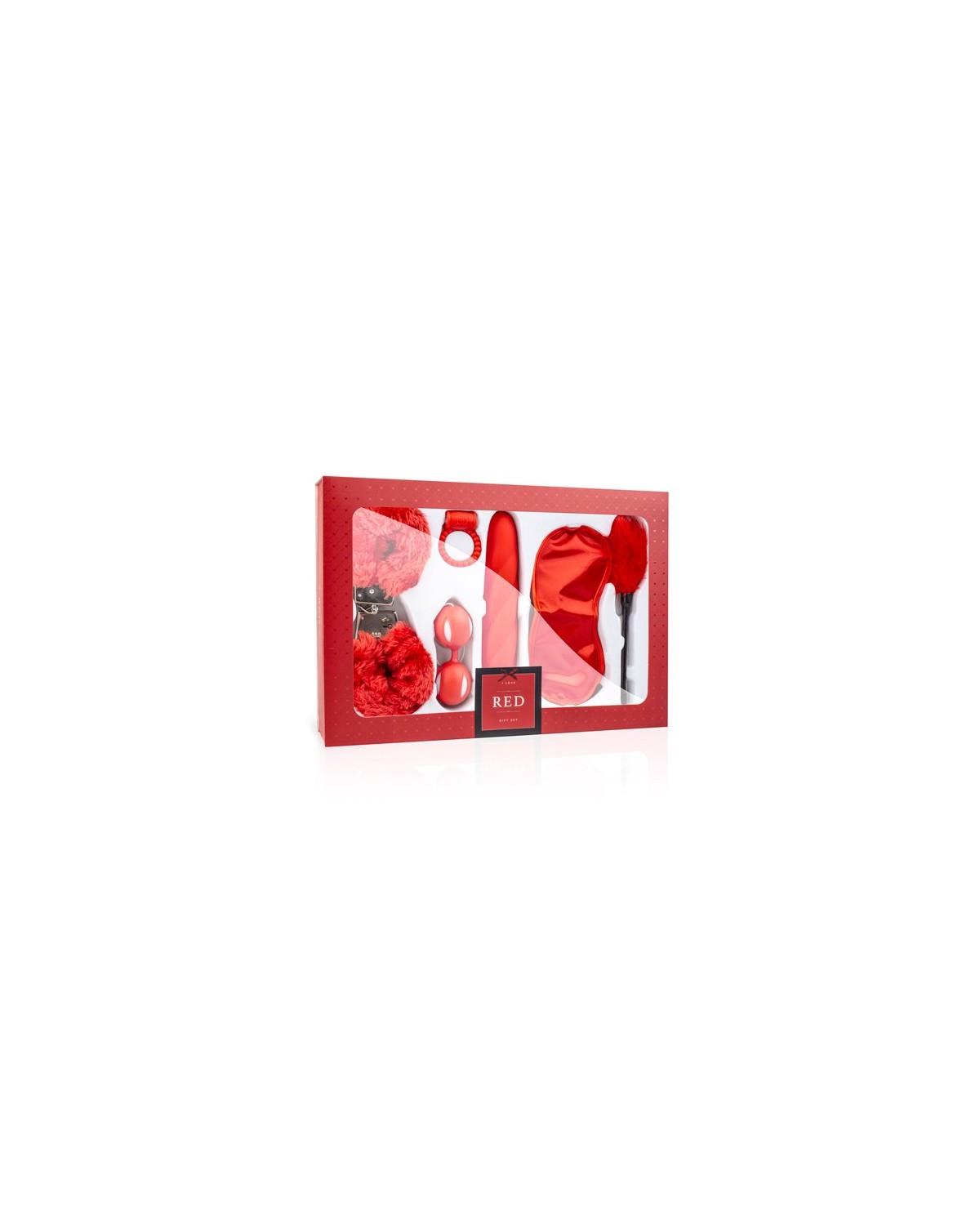 coffret érotique pour couple LoveBoxxx, I love red couples box, rouge, boîte