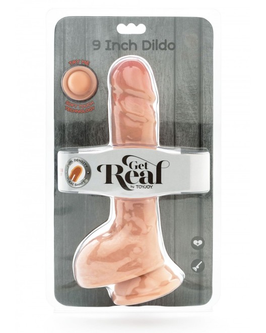 Gode_à_ventouse_avec_testicules_Dual_Density_Dildo_9_Inch_Balls