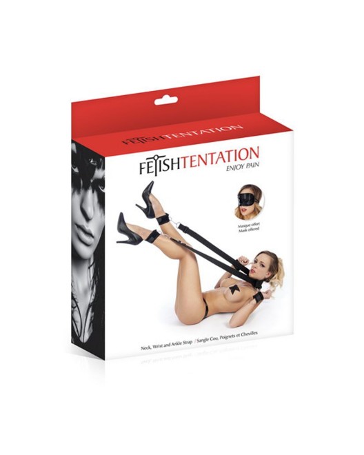 Sangles_de_soumission_de_cou_poignets_et_chevilles_réglables_Fetish_Tentation