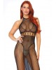 Robe_Longue_Résille_Col_Halter_Leg_Avenue 