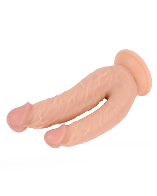 Dildo_Double_Pénétration_19_cm_Ventouse_Diamètres_Différents_Kiotos_Cox 