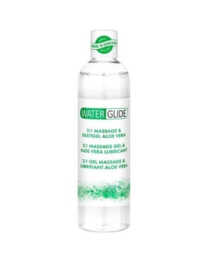 2 en 1 Gel de Massage et Lubrifiant Eau à l'extrait d'Aloé Véra 300ml - WaterGlide