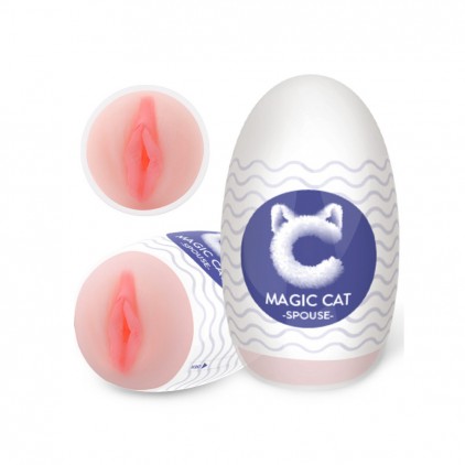 Masturbateur Masculin Réaliste Vagin Lèvres Charnues ‘Spouse’- Magic Cat