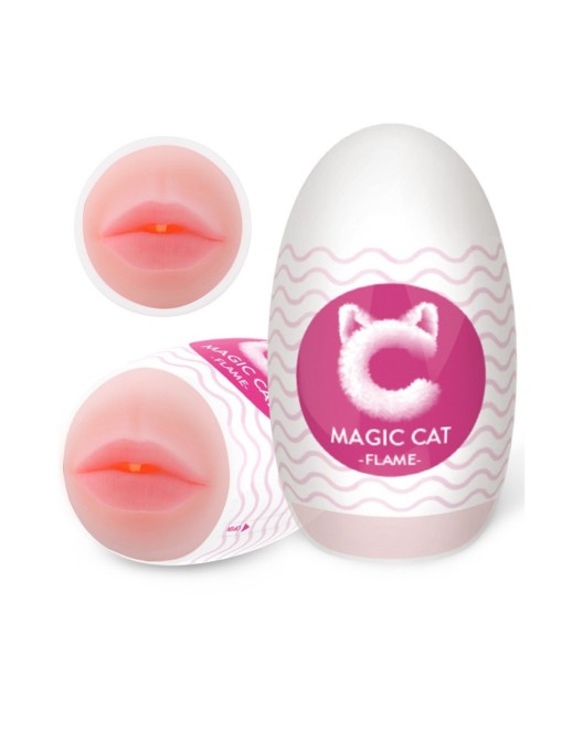 Masturbateur_Masculin_Réaliste_Bouche_Pulpeuse_Flame_Magic_Cat