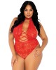 body-string-ouvert-dentelle-grande-taille-leg-avenue-rouge