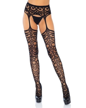 Paire de Collants Gia Effet Porte-jarretelle - Leg Avenue