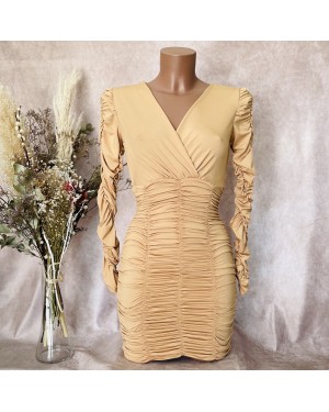Robe_Manches_Longues_à_Smocks_Prêt_à_Porter_Paradise_Boutik