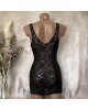 Robe_Wetlook_et_Dentelle_Zippée_Prêt_à_Porter_Paradise_Boutik