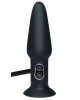 trueBlack, plug anal silicone gonflable vibrant à ventouse