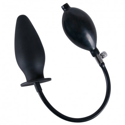 Plug Anal Gonflable en Silicone 'True Black' - You2Toys