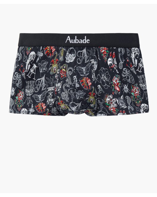 Boxer_Trunk_Homme_Black_Art_Aubade_&_Baptiste_Giabiconi