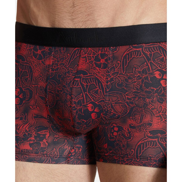  Boxer_Trunk_Homme_Old_Tattoo_Rouge_Aubade_&_Baptiste_Giabiconi