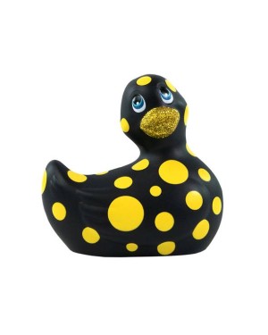 Canard_Vibrant_I_Rub_My_Duckie_2_0_Happiness_Noir_à_Pois_Jaunes_Big_Teaze_Toys