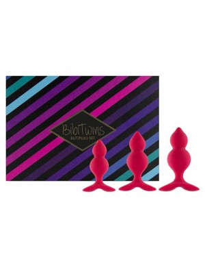 Set de 3 Plugs 'Bibi Twin' - FeelzToys