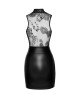 Robe_Découpe_Sexy_Wetlook_Tulle_Transparent_Noir_Handmade