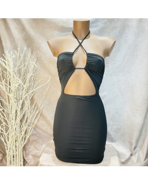 Robe Ventre Nu Lien croisé sur le Buste - OutX
