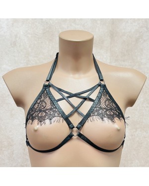 Soutien-gorge Dentelle à Cils et Brides Extensibles