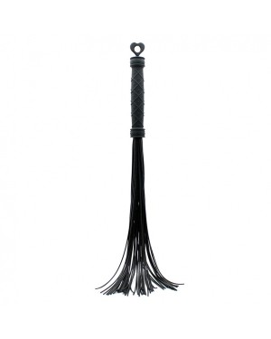 fouet bdsm en silicone, lanières fines, noir, Captive, paradise boutik, accessoire