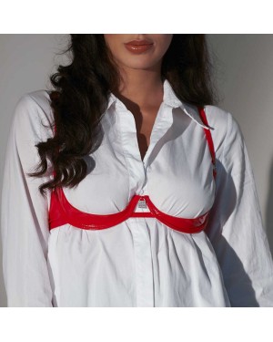 Soutien-Gorge Ouvert en Vinyle 'Annabelle' - Patrice Catanzaro