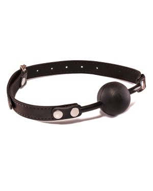 Collier Bâillon Boule Silicone