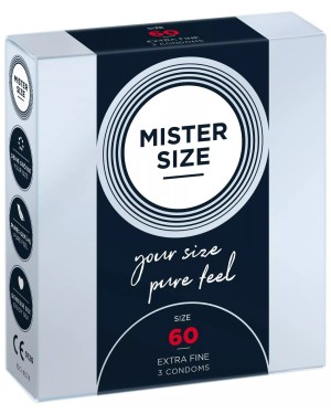 Préservatifs ‘Pure Feel’ 60 (x3) – Mister Size