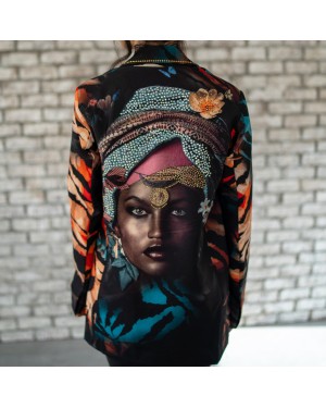 Veste_Longue_Strass_Imprime_Tigre