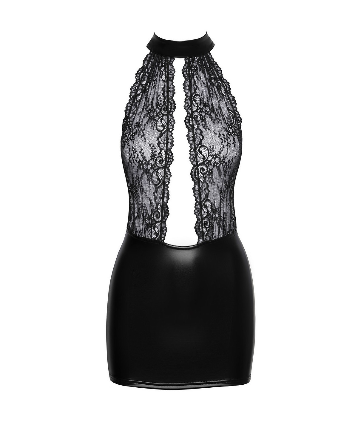 Zwarte NEO NOIR Mini jurk ROBBIE KNIT DRESS