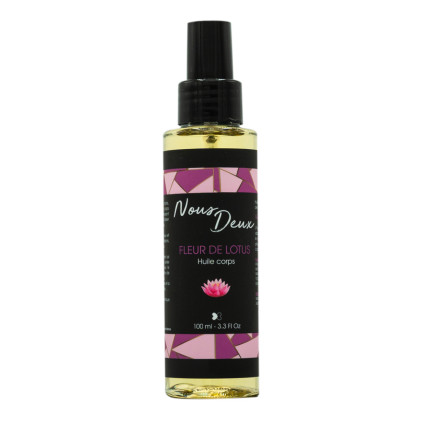 Huile de Massage Parfumée 'Fleur de Lotus' 100 ml - Nous Deux