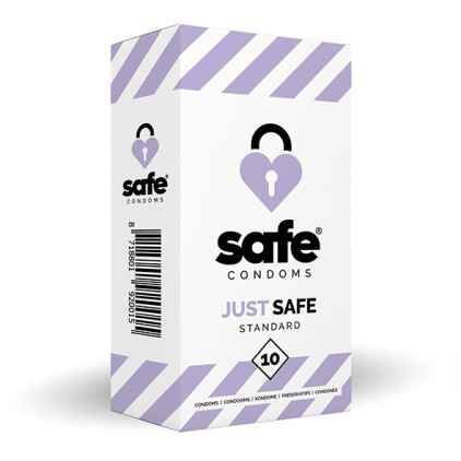 Préservatifs Just Safe ‘Standard x 10 – Safe Condoms