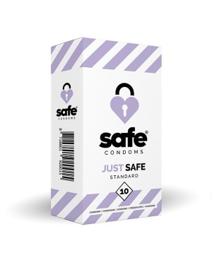 Préservatifs Just Safe ‘Standard x 10 – Safe Condoms