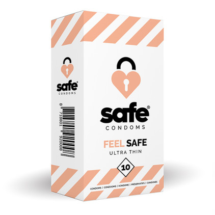 Préservatifs Feel Safe ‘Ultra Thin’ x 10 – Safe Condoms