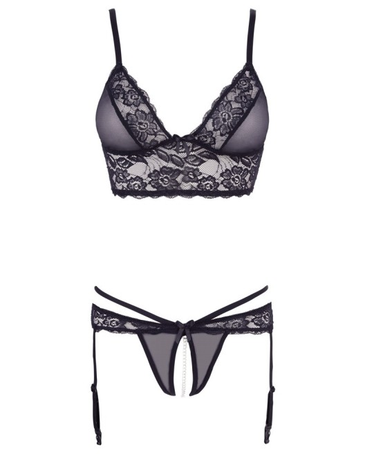 Ensemble_Bralette_String_Ouvert_Jarretelles_Cottelli_Lingerie