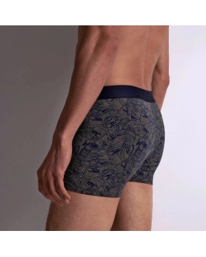 Boxer_Homme_Marine_Palm_Aubade_Lingerie