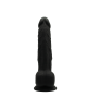 dildo à ventouse réaliste Feel Me, noir, Paradise Boutik, 18,8cm, vue de côté