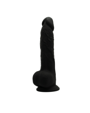 dildo à ventouse réaliste Feel Me, noir, Paradise Boutik, 18,8cm