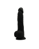 dildo à ventouse réaliste Feel Me, noir, Paradise Boutik, 18,8cm