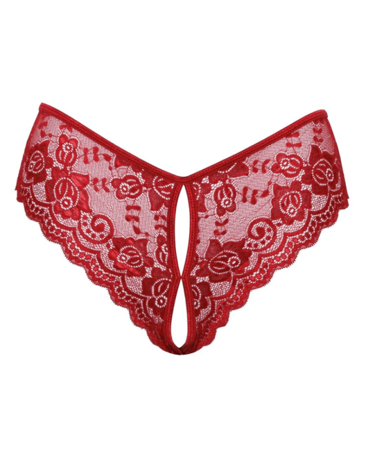 Culotte_Fendue_Dentelle_Rouge_Cottelli_Lingerie