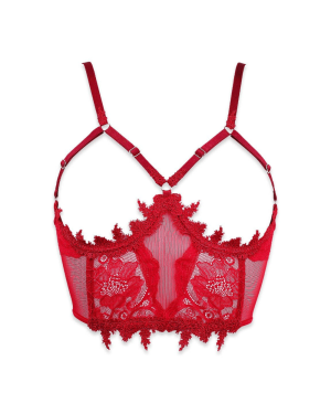 Bustier_Seins_Nus_Rouge_Elixir_Luxxa