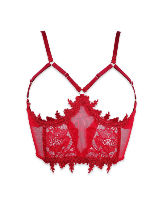 Bustier_Seins_Nus_Rouge_Elixir_Luxxa