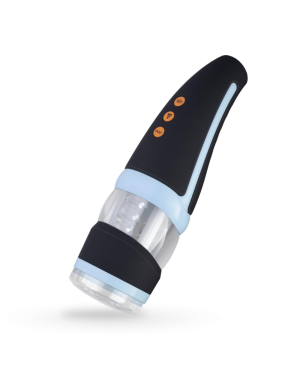 Masturbateur Masculin Automatique à Vibrations et Rotations avec Support et Écouteurs – Cruizr