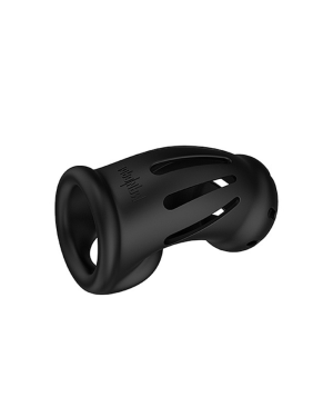 Cage de Chasteté en Silicone Modèle 27 Noir – ManCage