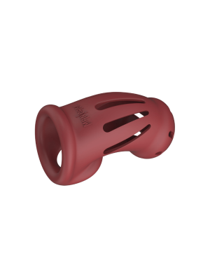 Cage de Chasteté en Silicone Modèle 28 Rouge – ManCage