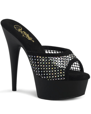 Sandales Plateforme à Talon avec Strass – Pleaser