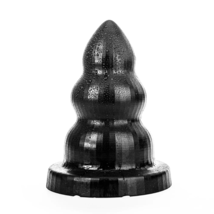 Plug Anal Taille L ‘Triple Pleasure’ 26 cm – All Black AB97